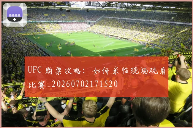 UFC 购票攻略:如何亲临现场观看比赛_20260702171520